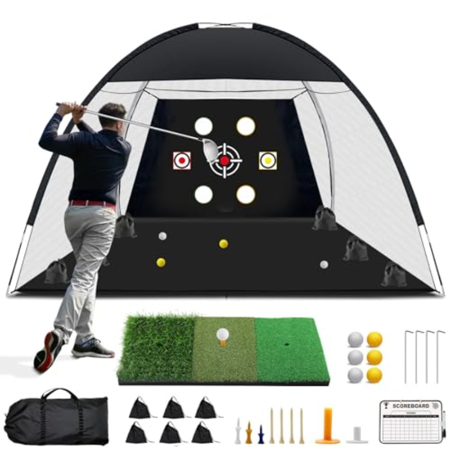 Practice Net Hitting - Golfnet, 10x7 ft oefennet voor golfslagen