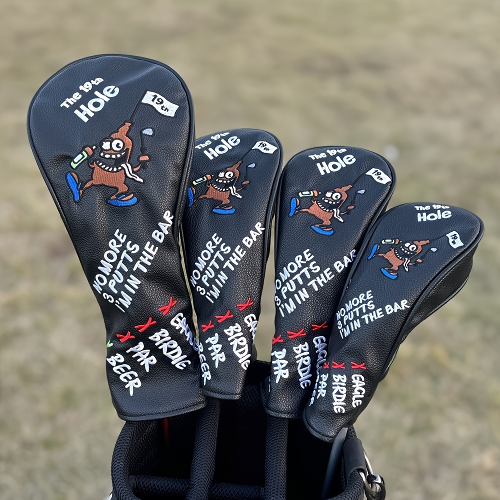 Headcover Driver - 1 stuk/4 stuks Cartoon Piratenpatroon Golf