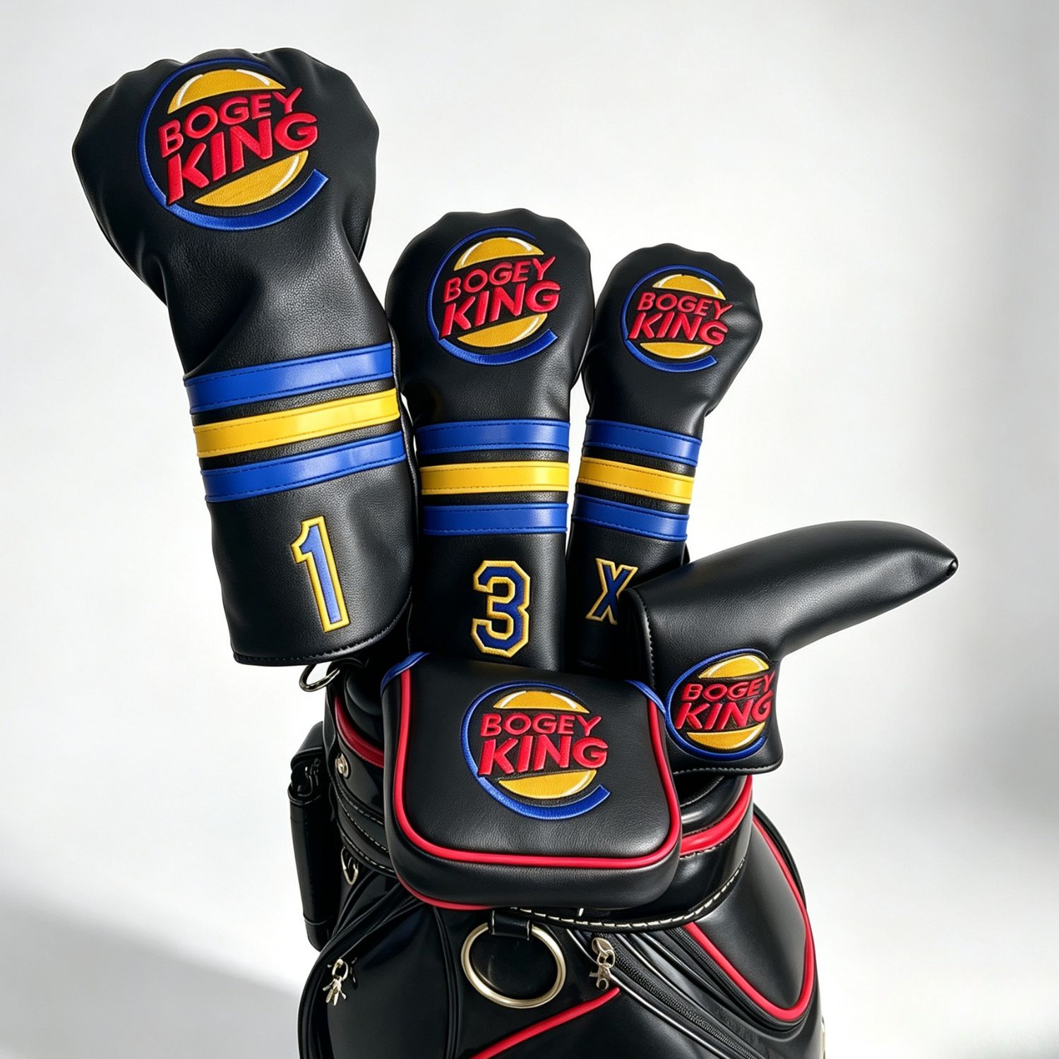 Headcover Driver - Grappige Bogey King Golf Headcover Covers,