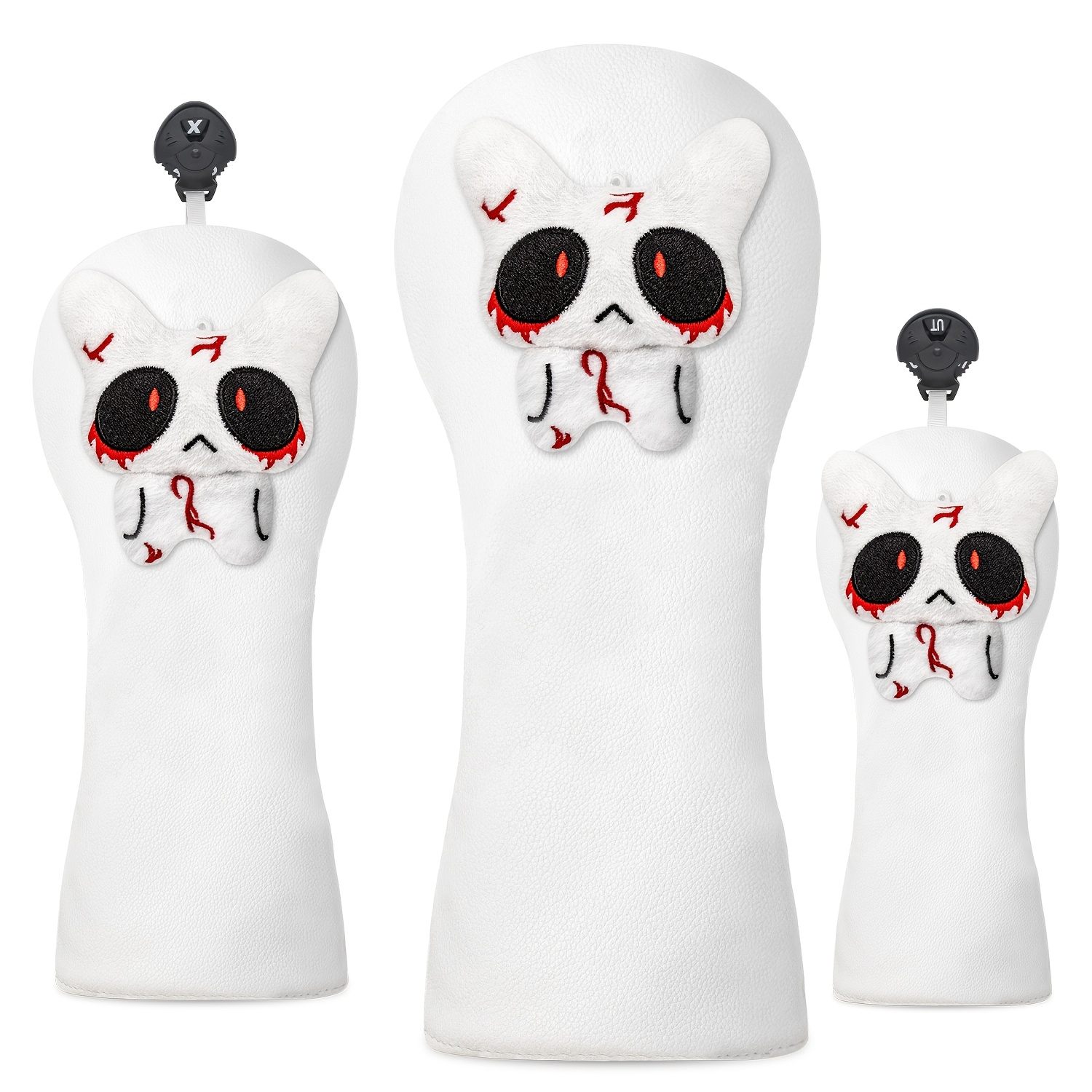 Headcover Driver - 1 st/3 stks schattige golfclubhoesjes met