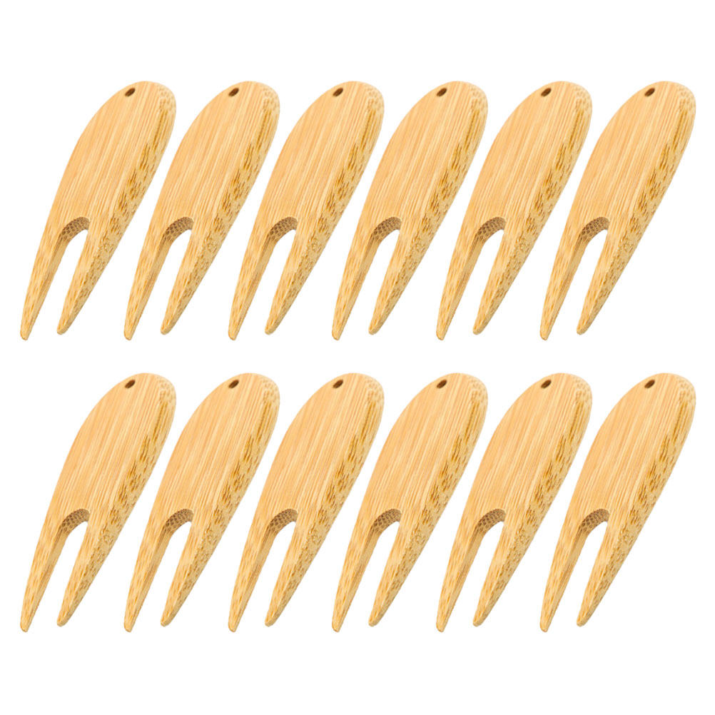 12 stuks houten golf divot-rep - Divot Repair Tool recensie en prijs