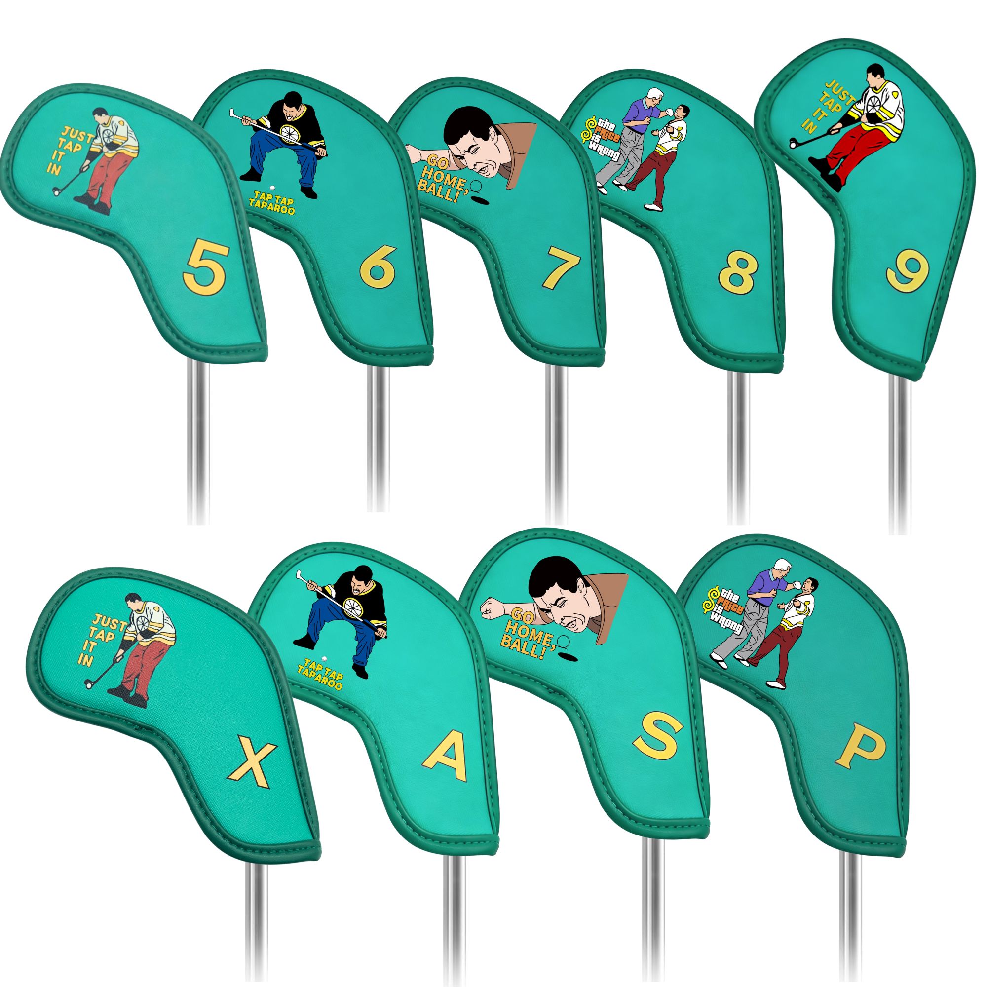 9 stuks golfijzerhoezen met gr - Golf Equipment Suppliers recensie en prijs
